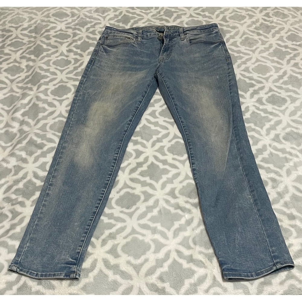 American Eagle Outfitters Men's Skinny Level‎ Flex Blue Jeans 31x30